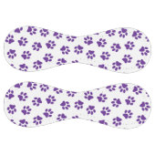 前足、犬の前足、紫の前足のパターン ソフトボール (パネル)