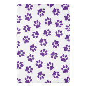 前足、犬の前足、紫の前足のパターン ミニクリップボード (裏面)