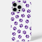前足、犬の前足、紫の前足のパターン Case-Mate iPhoneケース (裏面)
