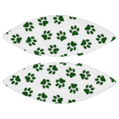 前足、犬の前足、緑の前足のパターン アメリカンフットボール (パネル)