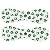 前足、犬の前足、緑の前足のパターン ソフトボール (パネル)