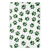 前足、犬の前足、緑の前足のパターン ミニクリップボード (裏面)