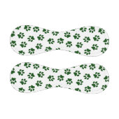 前足、犬の前足、緑の前足のパターン 野球ボール (パネル)