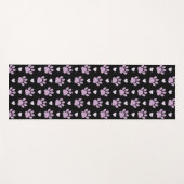 前足、犬の前足、薄紫の前足、ハート ヨガマット (正面(横))