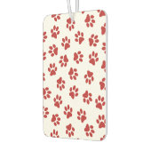 前足、犬の前足、赤い前足 カーエアーフレッシュナー (左)