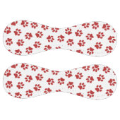 前足、犬の前足、赤い前足 ソフトボール (パネル)