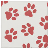 前足、犬の前足、赤い前足 ファブリック (クローズアップ)