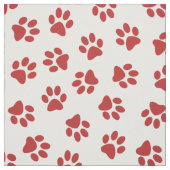 前足、犬の前足、赤い前足 ファブリック (見本)