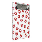 前足、犬の前足、赤い前足 ミニクリップボード (アングル)