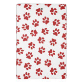 前足、犬の前足、赤い前足 ミニクリップボード (裏面)