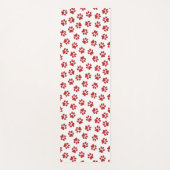 前足、犬の前足、赤い前足 ヨガマット (正面)