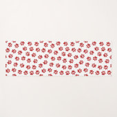 前足、犬の前足、赤い前足 ヨガマット (正面(横))