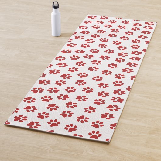 前足、犬の前足、赤い前足 ヨガマット (インサイチュ)