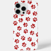 前足、犬の前足、赤い前足 Case-Mate iPhoneケース (裏面)