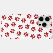 前足、犬の前足、赤い前足 Case-Mate iPhoneケース (裏面 (横))