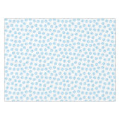 前足、犬の前足、赤ちゃん青の前足のパターン テーブルクロス (正面(横))