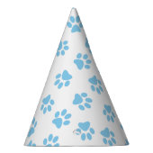 前足、犬の前足、赤ちゃん青の前足のパターン パーティーハット (右)