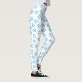 前足、犬の前足、赤ちゃん青の前足のパターン レギンス (右)