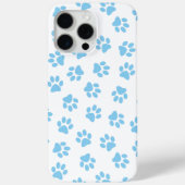 前足、犬の前足、赤ちゃん青の前足のパターン Case-Mate iPhoneケース (裏面)