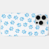 前足、犬の前足、赤ちゃん青の前足のパターン Case-Mate iPhoneケース (裏面 (横))