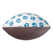 前足、犬の前足、青い前足のパターン アメリカンフットボール (回転90)