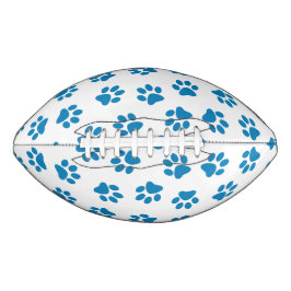 前足、犬の前足、青い前足のパターン アメリカンフットボール