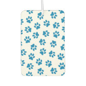 前足、犬の前足、青い前足のパターン カーエアーフレッシュナー (正面)