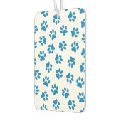 前足、犬の前足、青い前足のパターン カーエアーフレッシュナー (左)