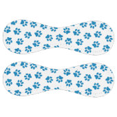 前足、犬の前足、青い前足のパターン ソフトボール (パネル)