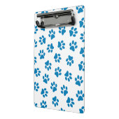 前足、犬の前足、青い前足のパターン ミニクリップボード (アングル2)