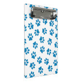 前足、犬の前足、青い前足のパターン ミニクリップボード (アングル)