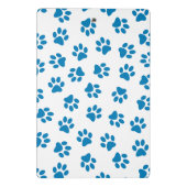 前足、犬の前足、青い前足のパターン ミニクリップボード (裏面)