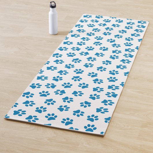 前足、犬の前足、青い前足のパターン ヨガマット (インサイチュ)