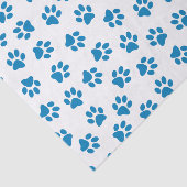 前足、犬の前足、青い前足のパターン 薄葉紙 (詳細)