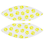 前足、犬の前足、黄色の前足のパターン アメリカンフットボール (パネル)