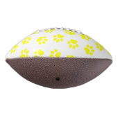 前足、犬の前足、黄色の前足のパターン アメリカンフットボール (回転270)