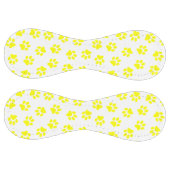 前足、犬の前足、黄色の前足のパターン ソフトボール (パネル)