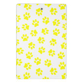 前足、犬の前足、黄色の前足のパターン ミニクリップボード (裏面)