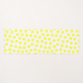 前足、犬の前足、黄色の前足のパターン ヨガマット (正面(横))