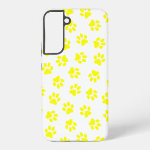 前足、犬の前足、黄色の前足のパターン SAMSUNG GALAXY S22+ケース