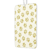 前足、犬の前足、黄金の前足のパターン カーエアーフレッシュナー (左)