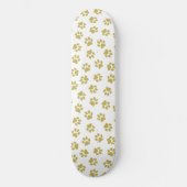 前足、犬の前足、黄金の前足のパターン スケートボード (正面)