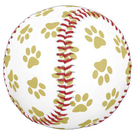 前足、犬の前足、黄金の前足のパターン ソフトボール
