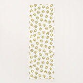 前足、犬の前足、黄金の前足のパターン ヨガマット (裏面)