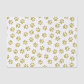 前足、犬の前足、黄金の前足のパターン 薄葉紙 (正面)