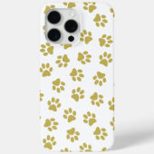 前足、犬の前足、黄金の前足のパターン Case-Mate iPhoneケース (裏面)