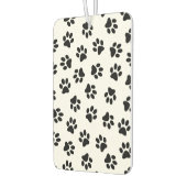 前足、犬の前足、黒い前足のパターン カーエアーフレッシュナー (左)