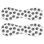 前足、犬の前足、黒い前足のパターン ソフトボール (パネル)