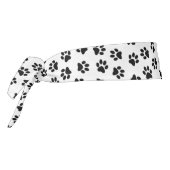 前足、犬の前足、黒い前足のパターン タイヘッドバンド (回転270)