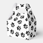 前足、犬の前足、黒い前足のパターン フェイバーボックス (正面サイド)